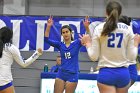 Volleyball vs MHC  Wheaton Women's Volleyball vs Mount Holyoke College. - Photo by Keith Nordstrom : Wheaton, Volleyball